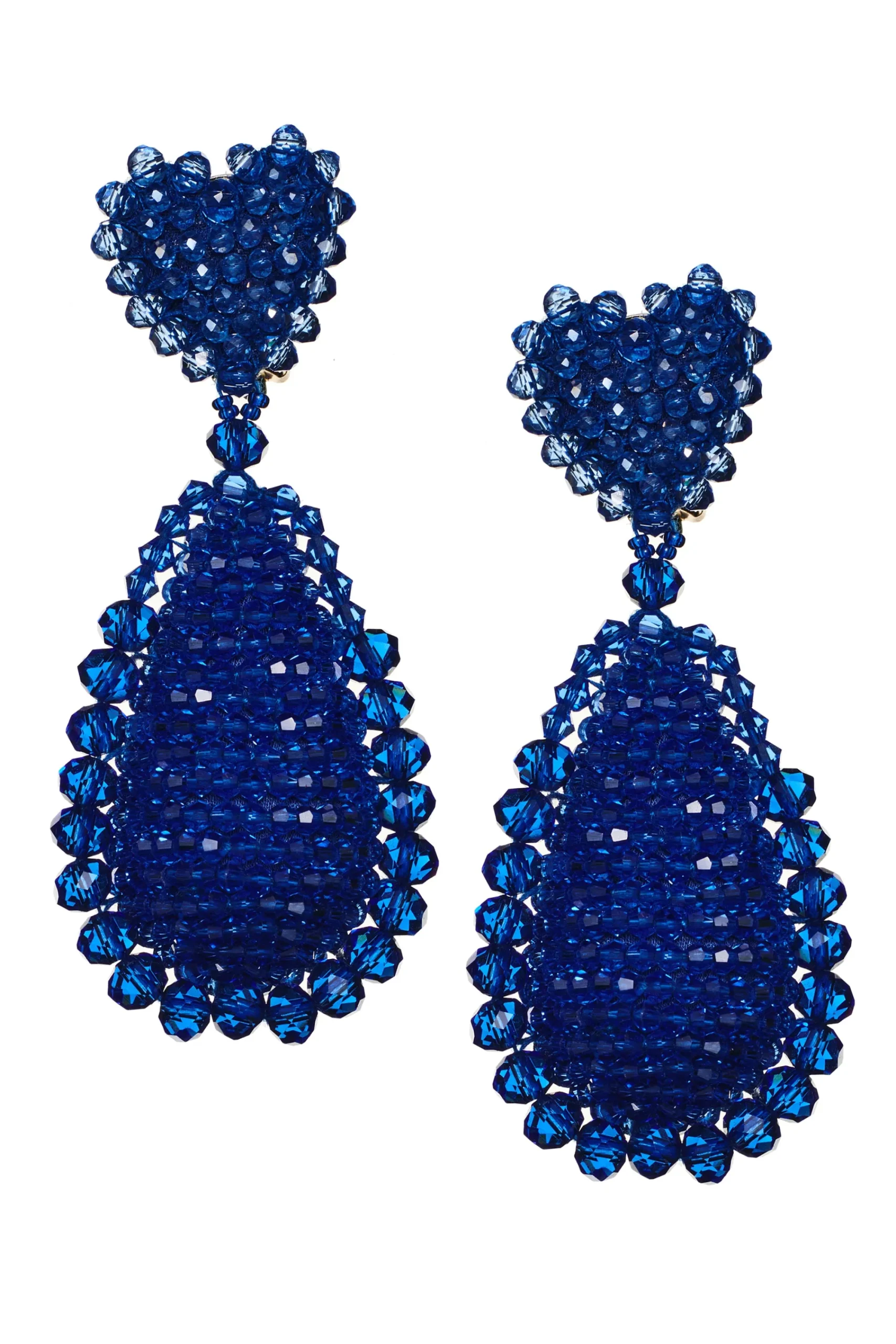 Clearance Sachin & Babi Adeline Earrings - Faceted Beads Ruby/raspberry