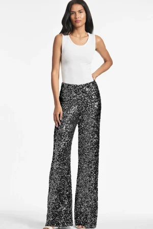 Hot Sachin & Babi Alli Pant - Black Sequins Blacksequins