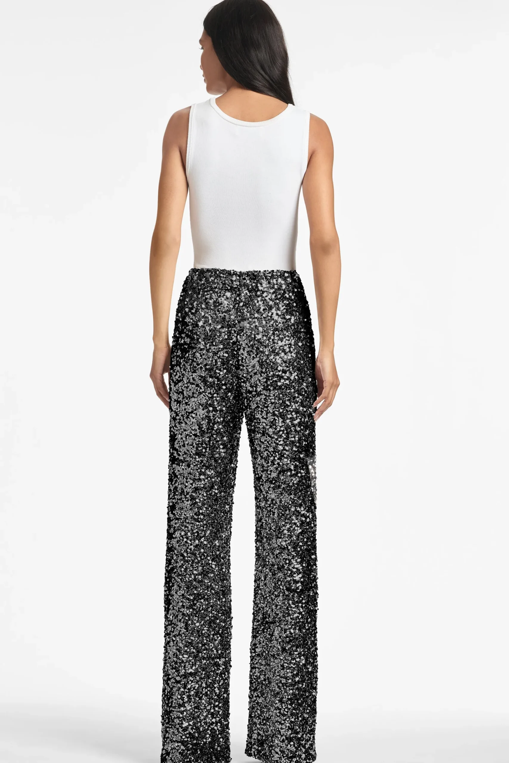 Hot Sachin & Babi Alli Pant - Black Sequins Blacksequins
