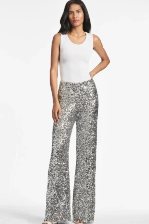 Outlet Sachin & Babi Alli Pant - Silver Sequins Silversequins