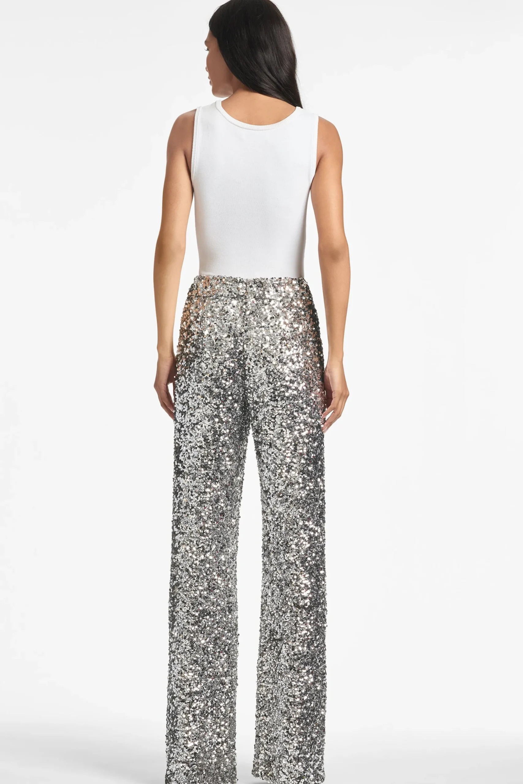 Outlet Sachin & Babi Alli Pant - Silver Sequins Silversequins