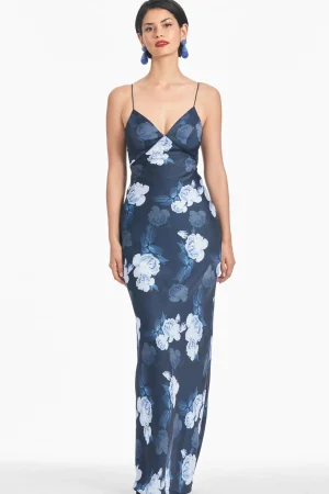 Best Sale Sachin & Babi Alta Gown - Midnight Glacial Rose Midnightglacialrose