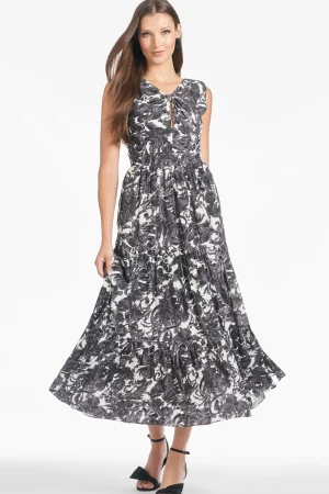 Sale Sachin & Babi Anaisha Dress - Graphic Scroll Graphicscroll