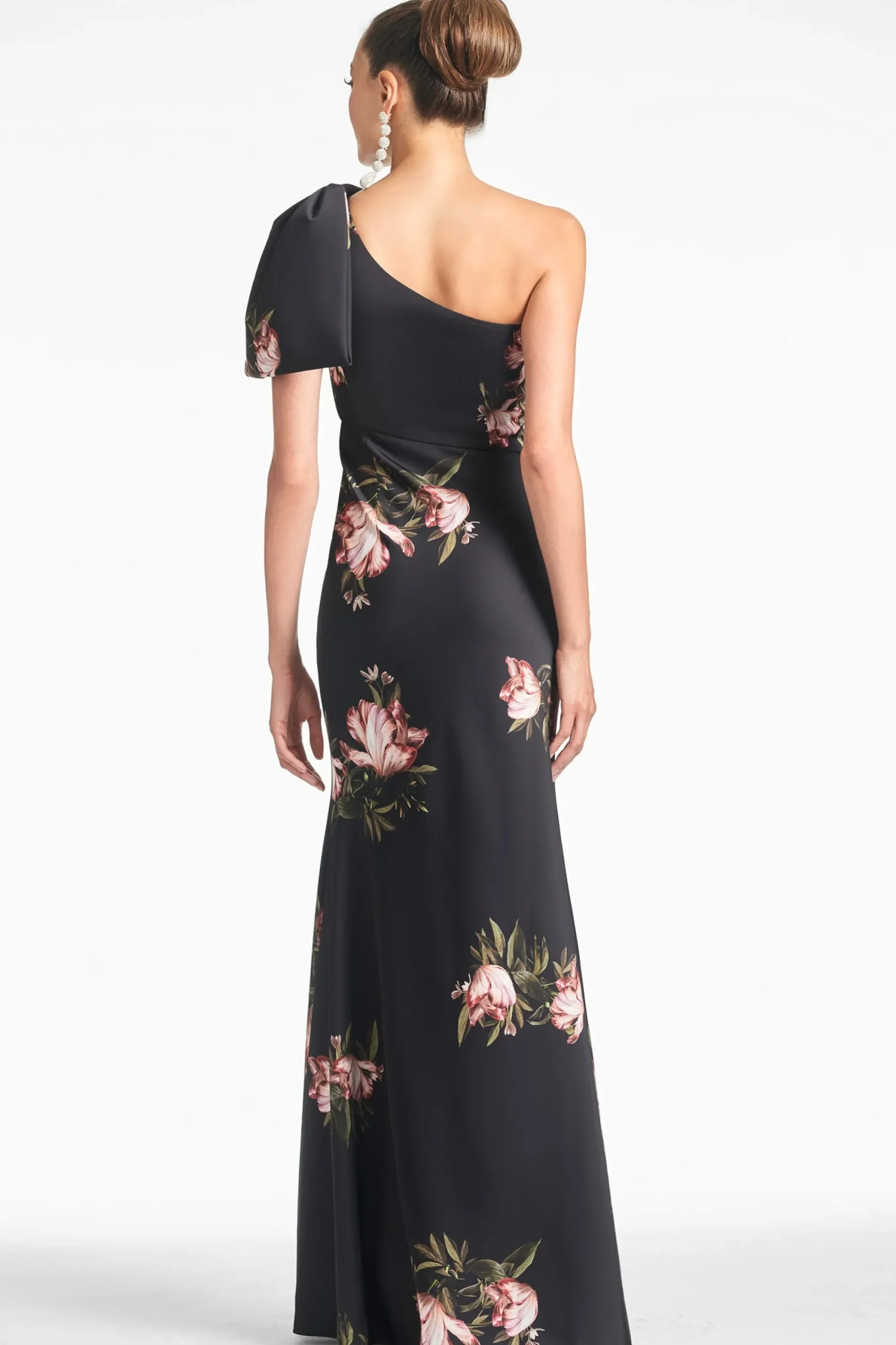 Sale Sachin & Babi Aubrey Gown - Noir Blossom Noirblossom