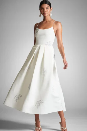 Fashion Sachin & Babi Audra Dress - Ivory/Embroidered Floral Ivory/embroideredfloral