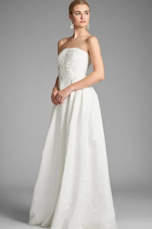 Discount Sachin & Babi Belle Gown - Ivory