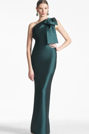 Shop Sachin & Babi Bonnie Gown - Forest Green Forestgreen