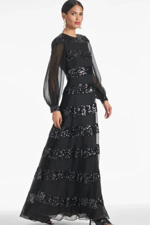 Cheap Sachin & Babi Brenda Gown - Black