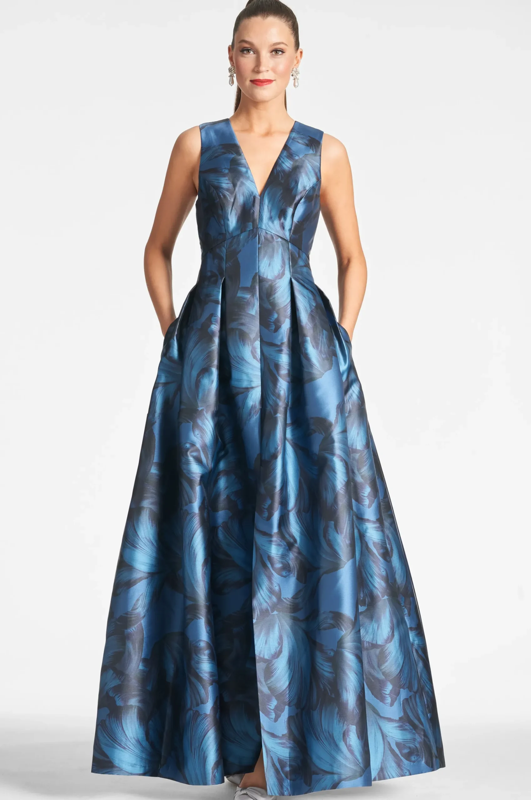 Best Sale Sachin & Babi Brooke Gown - Tonal Petal Tonalpetal