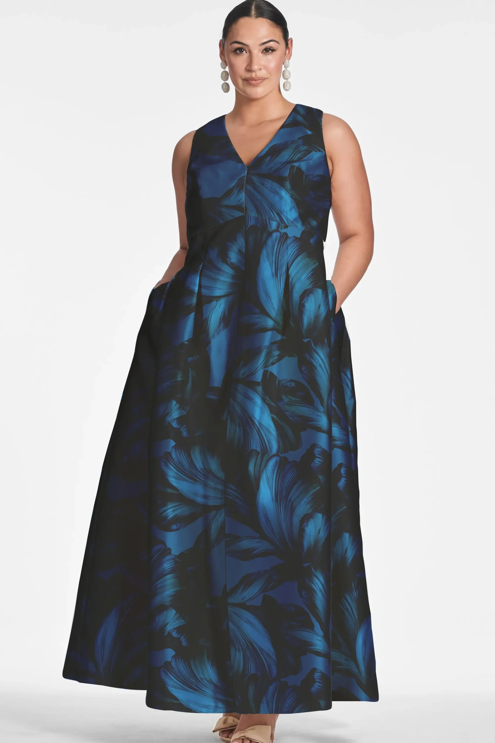 Best Sale Sachin & Babi Brooke Gown - Tonal Petal Tonalpetal