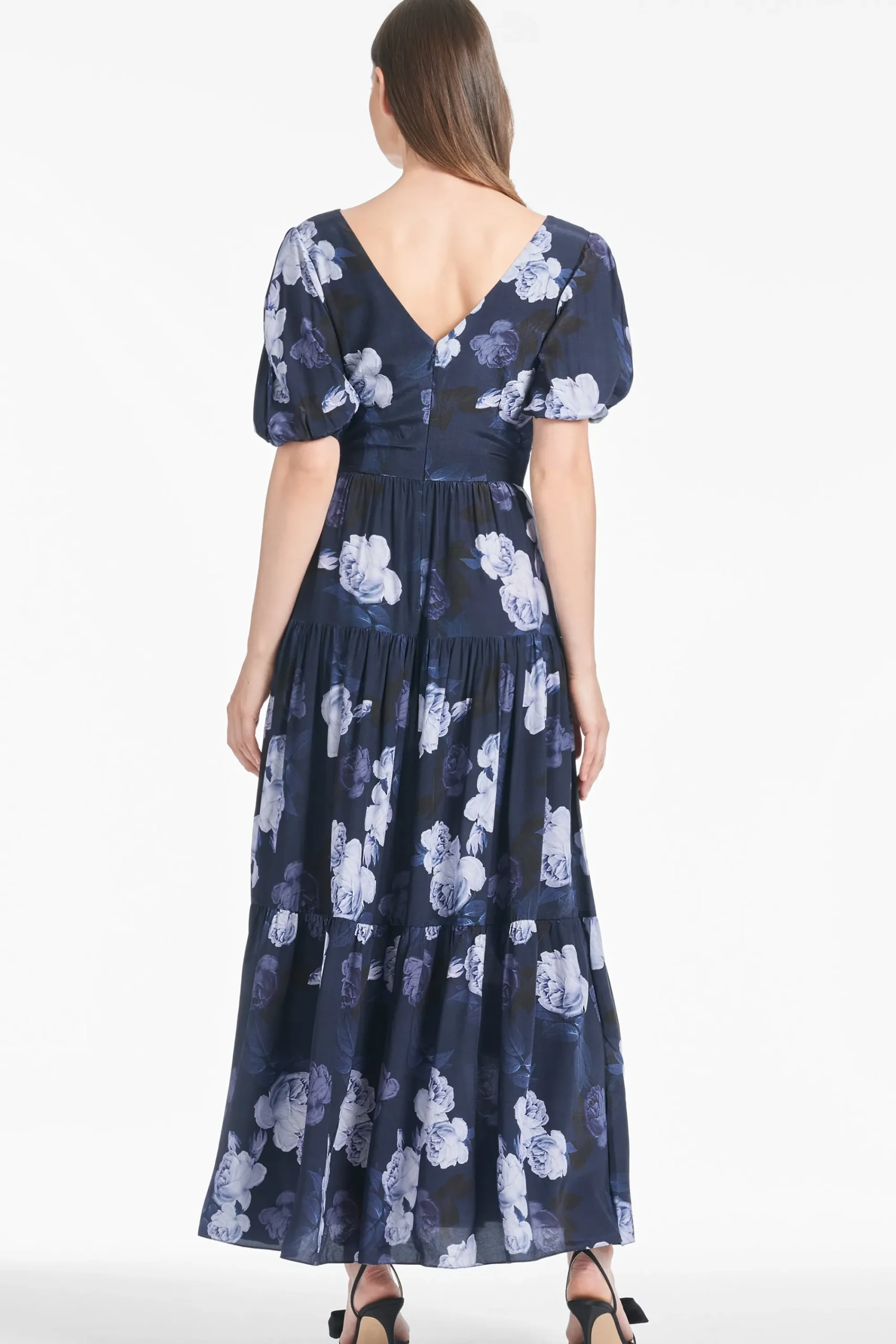 Sale Sachin & Babi Carina Dress - Midnight Glacial Rose Midnightglacialrose