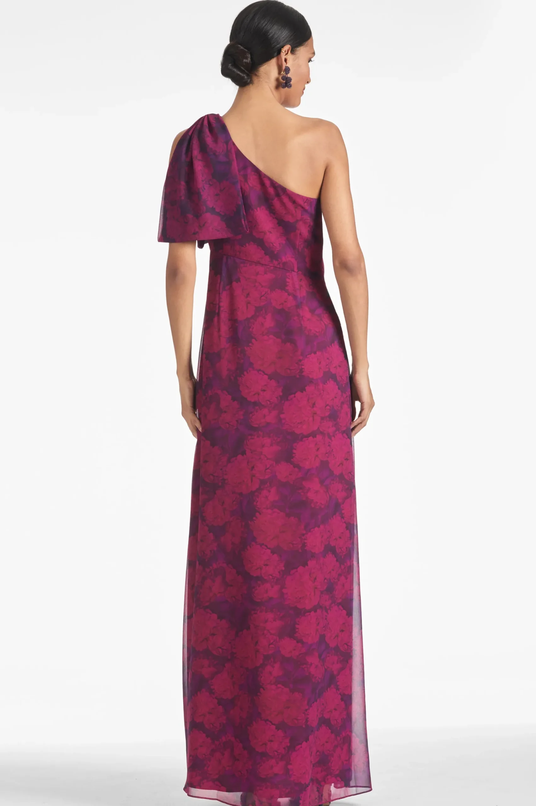 Clearance Sachin & Babi Chelsea Gown - Magenta Bloom Magentabloom