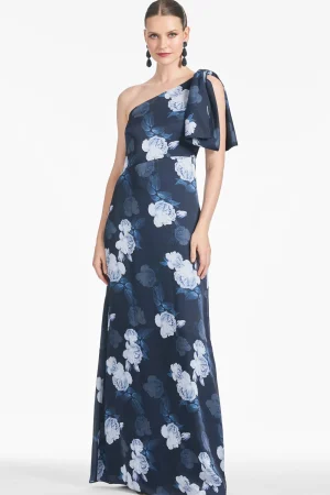 Fashion Sachin & Babi Chelsea Gown - Midnight Glacial Rose Midnightglacialrose