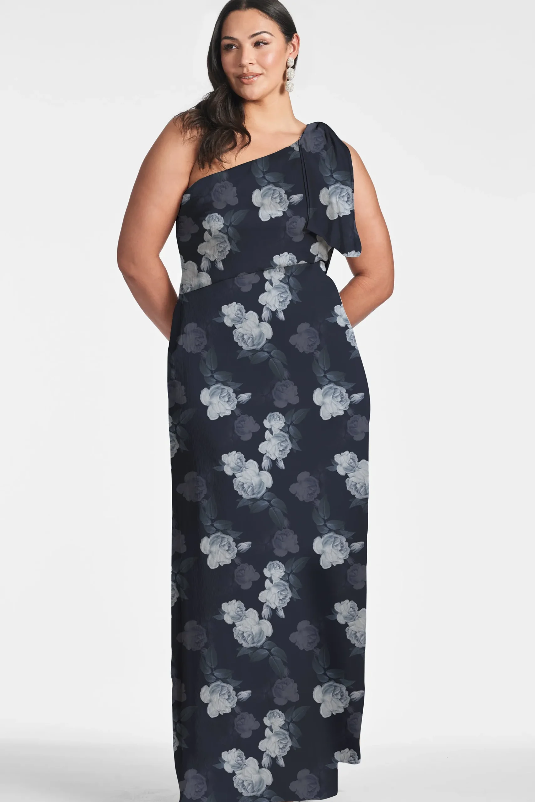 Fashion Sachin & Babi Chelsea Gown - Midnight Glacial Rose Midnightglacialrose