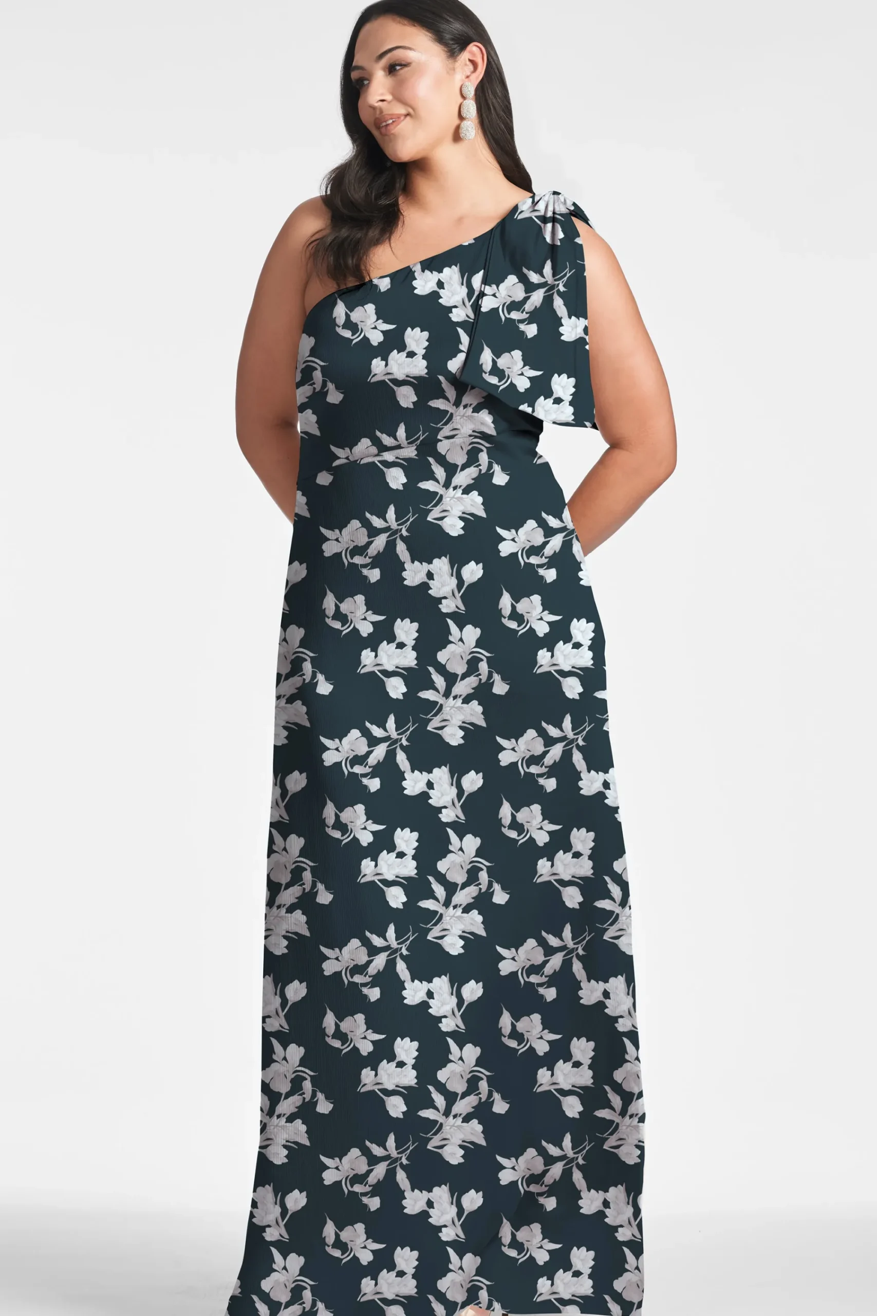 Flash Sale Sachin & Babi Chelsea Gown - Navy Venetia Petal Navyvenetiapetal