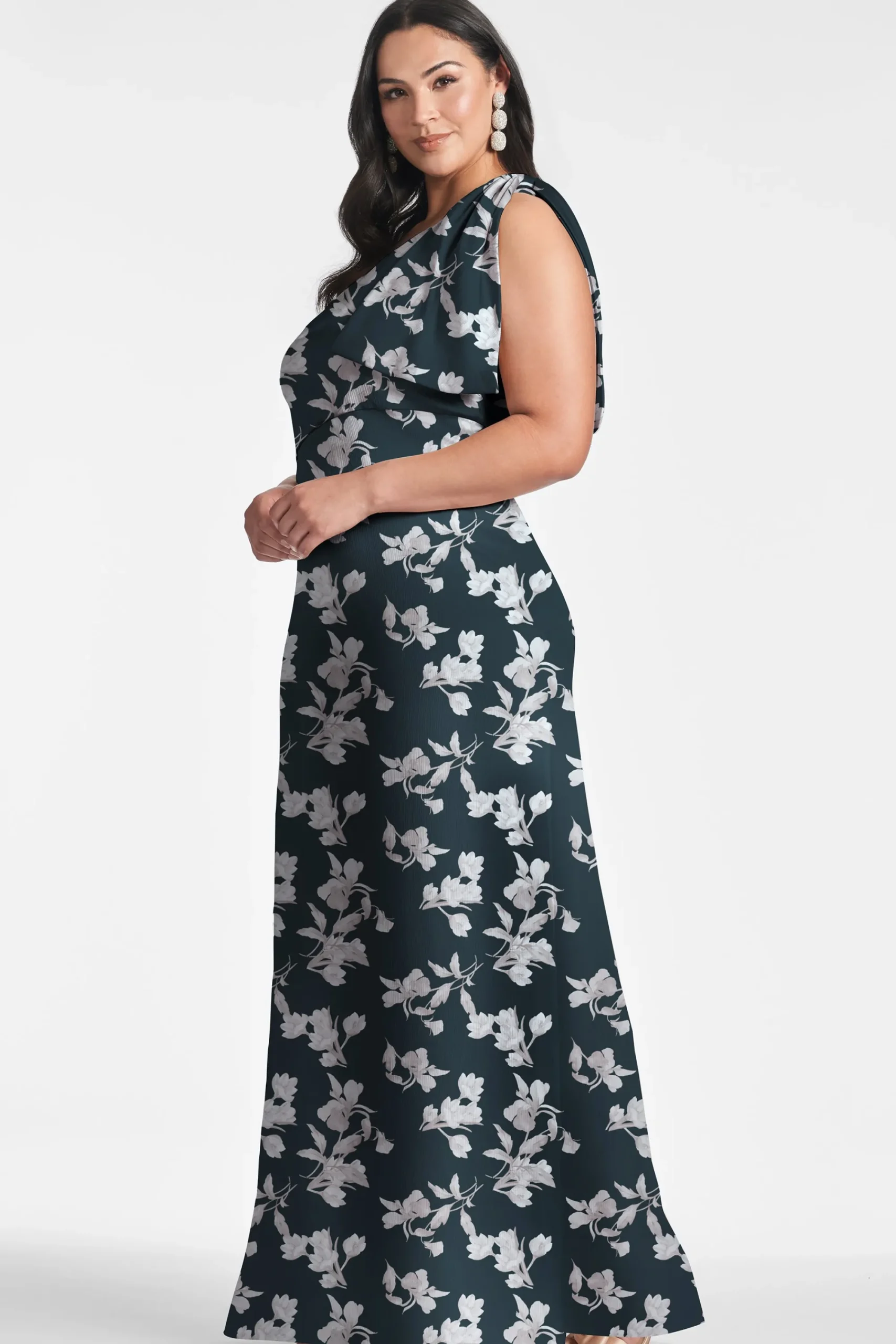 Flash Sale Sachin & Babi Chelsea Gown - Navy Venetia Petal Navyvenetiapetal