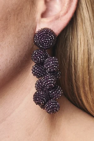 Sale Sachin & Babi Coconuts Earrings - Faceted Beads Emerald