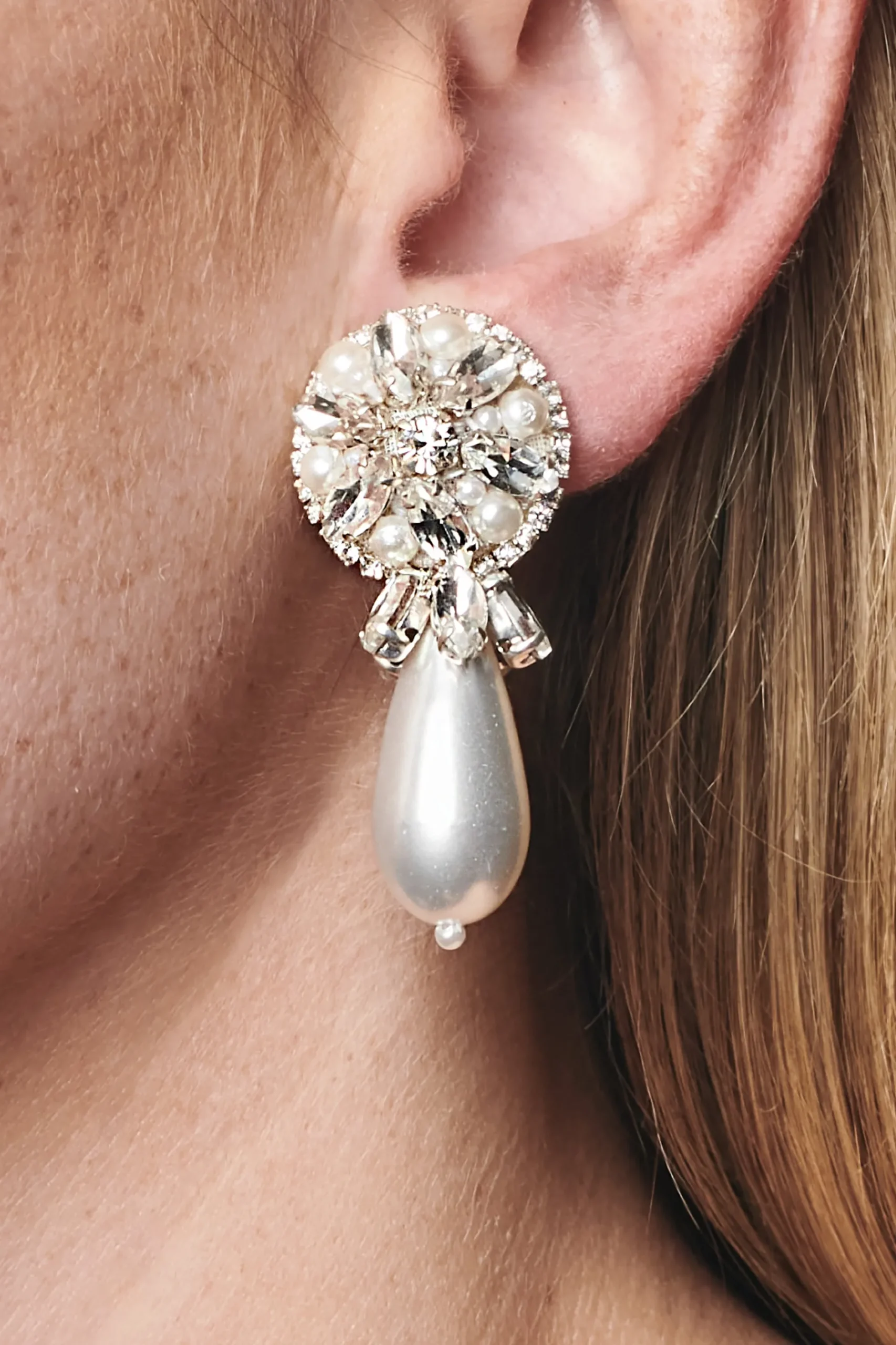Store Sachin & Babi Elisha Earrings - Crystals / Pearl
