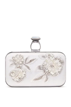 Cheap Sachin & Babi Embellished On The Rocks Clutch - Off White Offwhite
