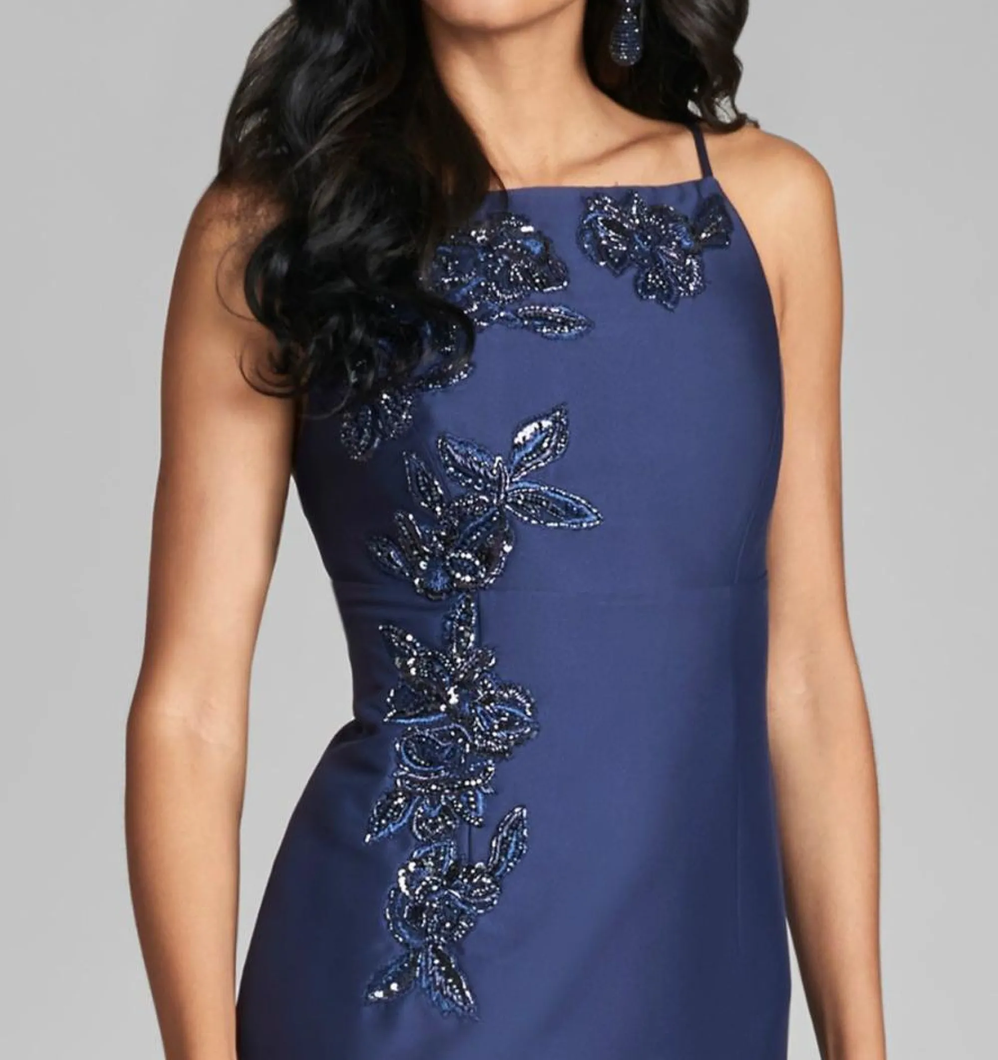 Hot Sachin & Babi Embellished Pryce Gown - Night Sky Nightsky