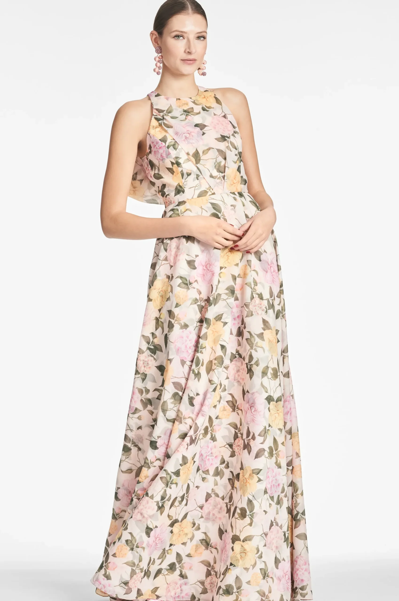 Discount Sachin & Babi Kate Gown - Pink Lemonade Bouquet Pinklemonadebouquet