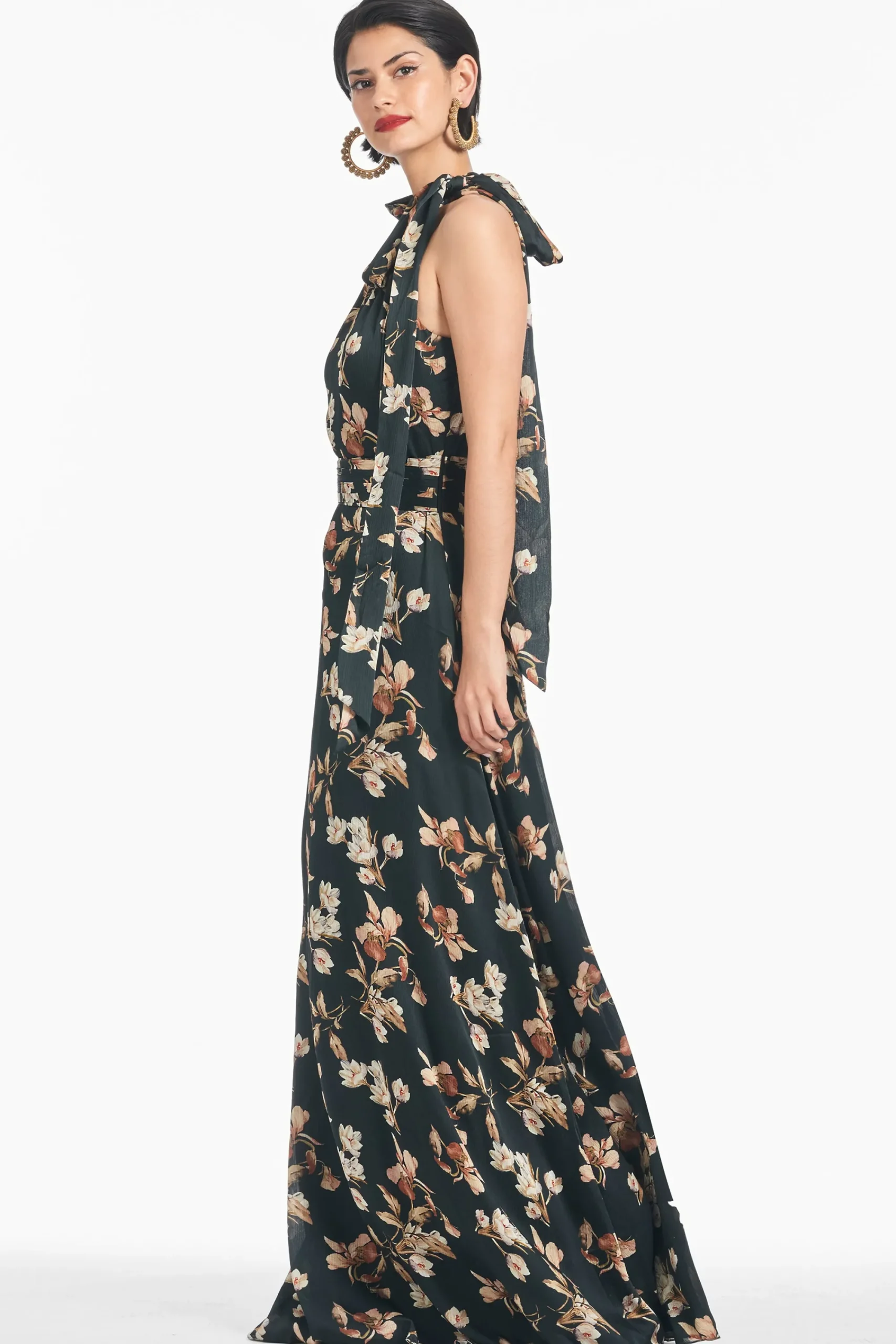 Flash Sale Sachin & Babi Kayla Gown - Black Venetia Petal Blackvenetiapetal