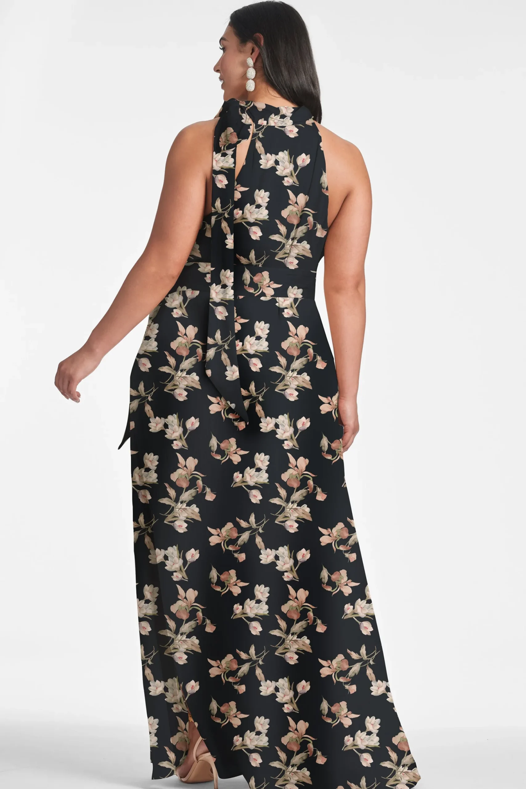 Flash Sale Sachin & Babi Kayla Gown - Black Venetia Petal Blackvenetiapetal