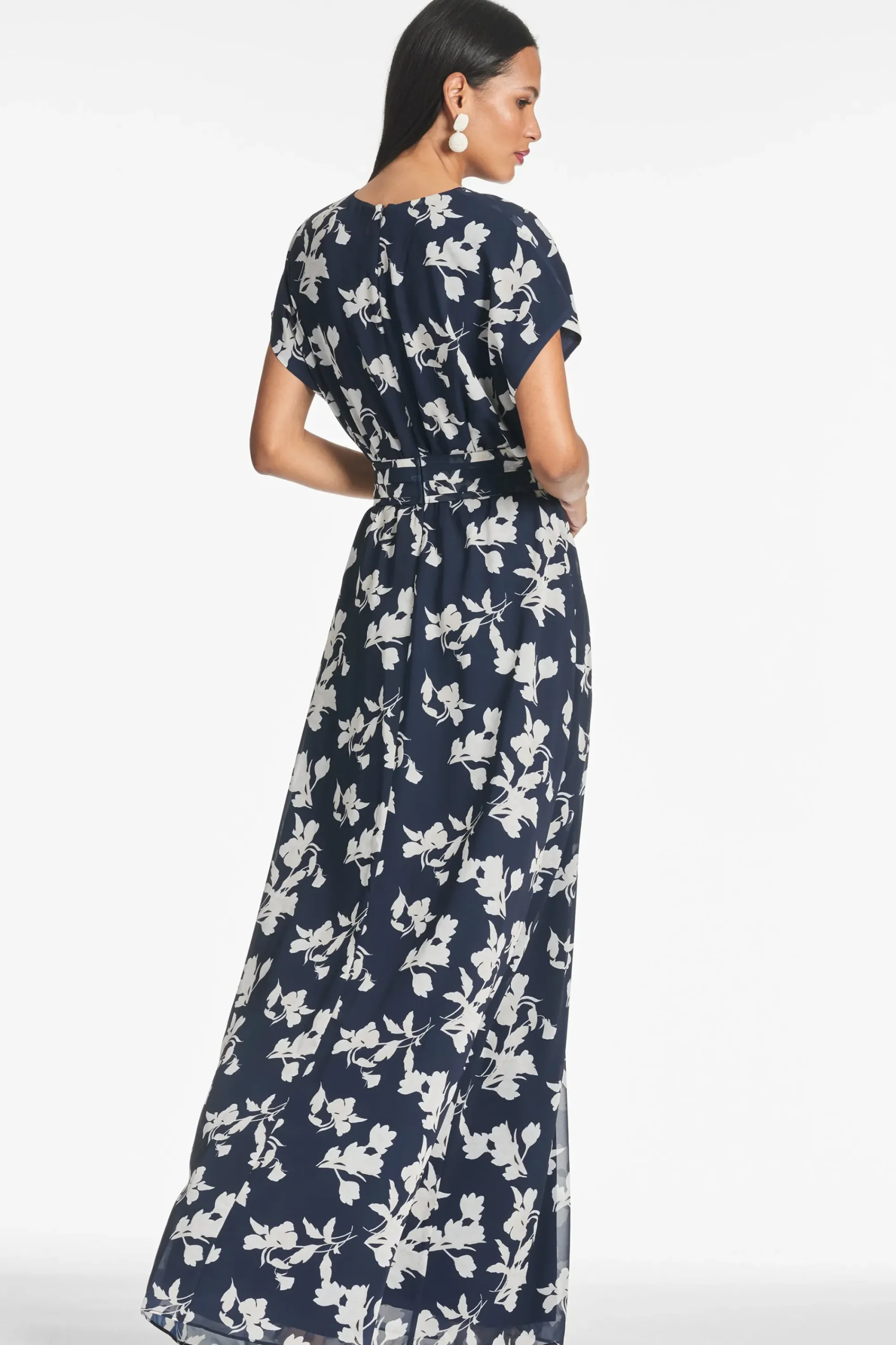 Best Sale Sachin & Babi Leah Gown - Navy Venetia Petal Navyvenetiapetal