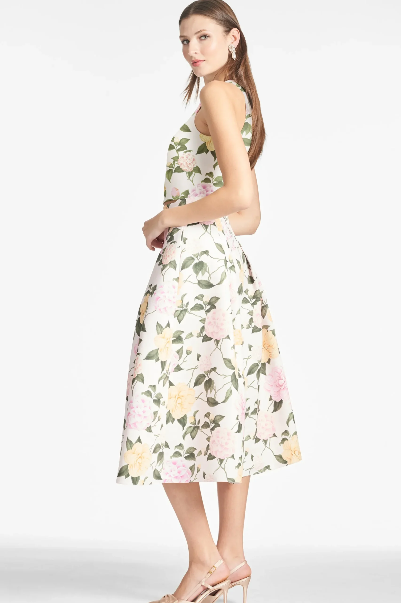 Cheap Sachin & Babi Lydia Skirt - Pink Lemonade Bouquet Pinklemonadebouquet