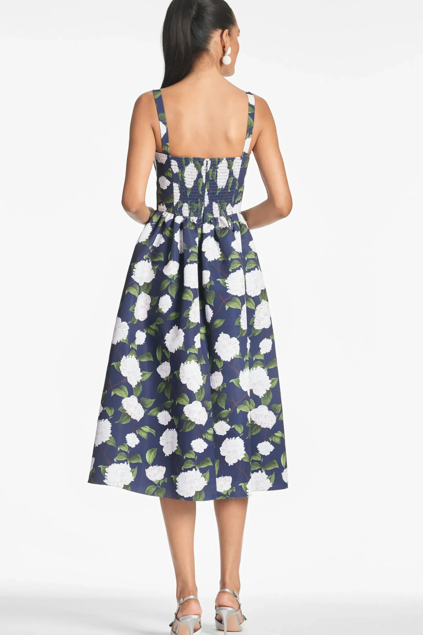 Flash Sale Sachin & Babi Olena Dress - Navy/Ivory Moonlit Garden Navy/ivorymoonlitgarden