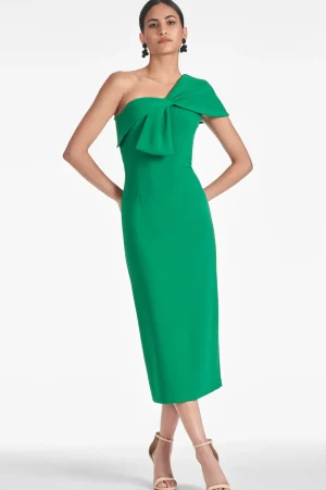 Clearance Sachin & Babi Sandra Dress - Cadmium Green Cadmiumgreen