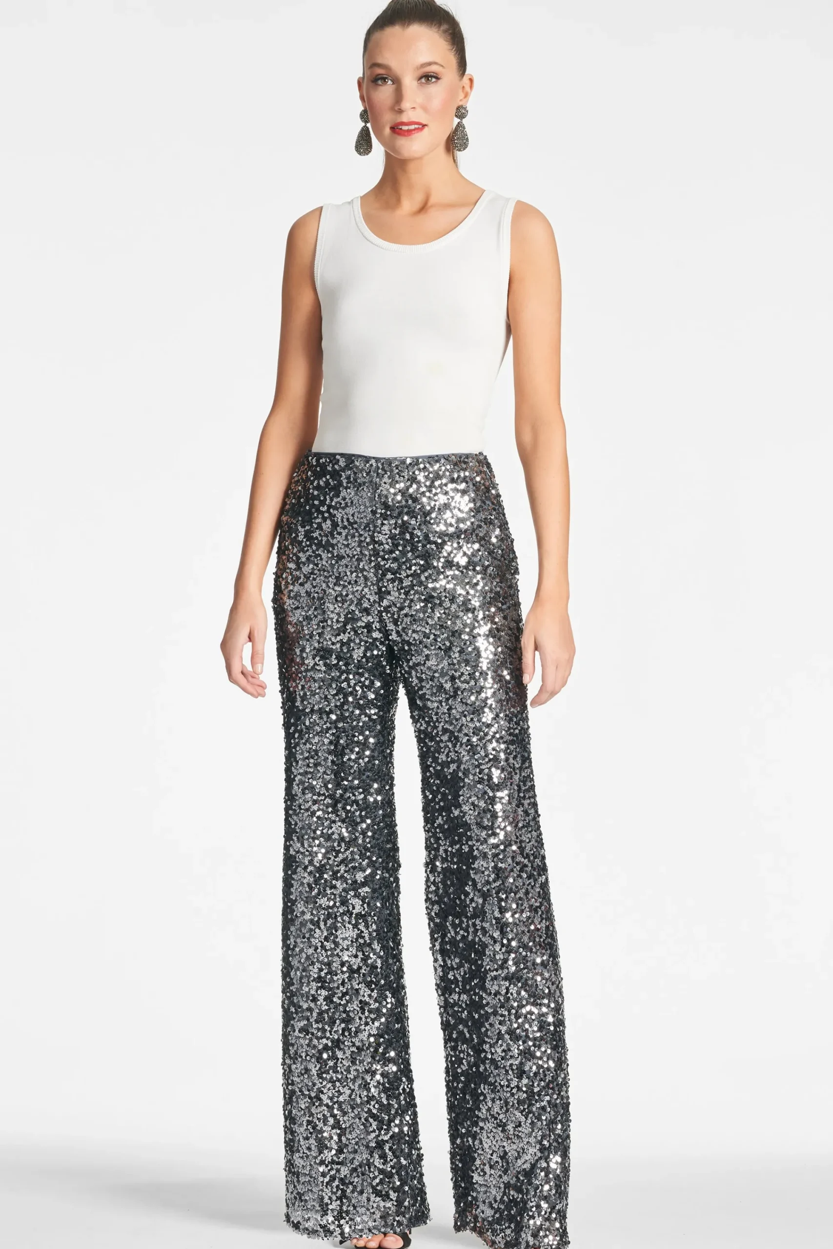 Online Sachin & Babi Sequin Alli Pant - Gunmetal