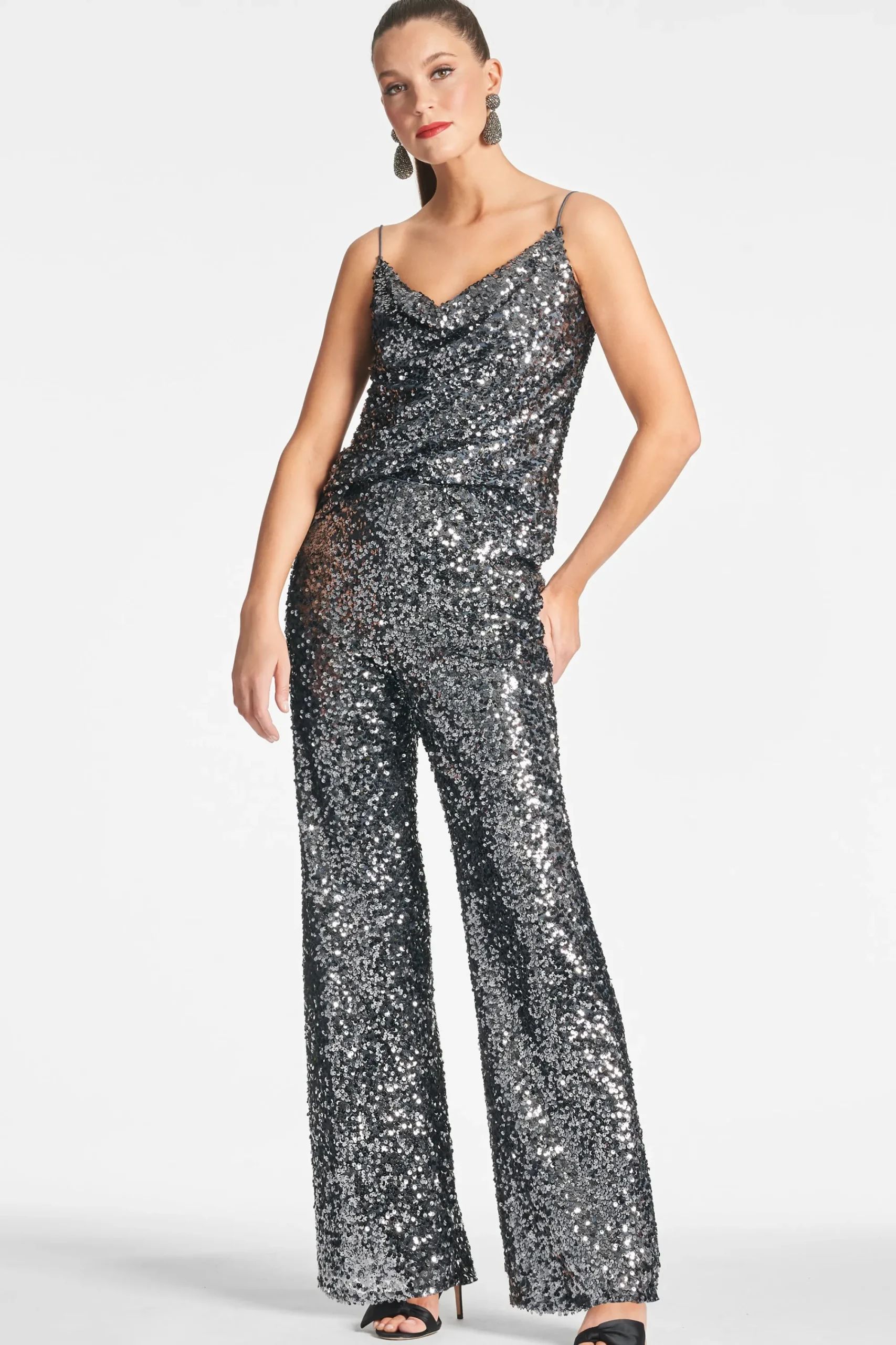 Online Sachin & Babi Sequin Alli Pant - Gunmetal