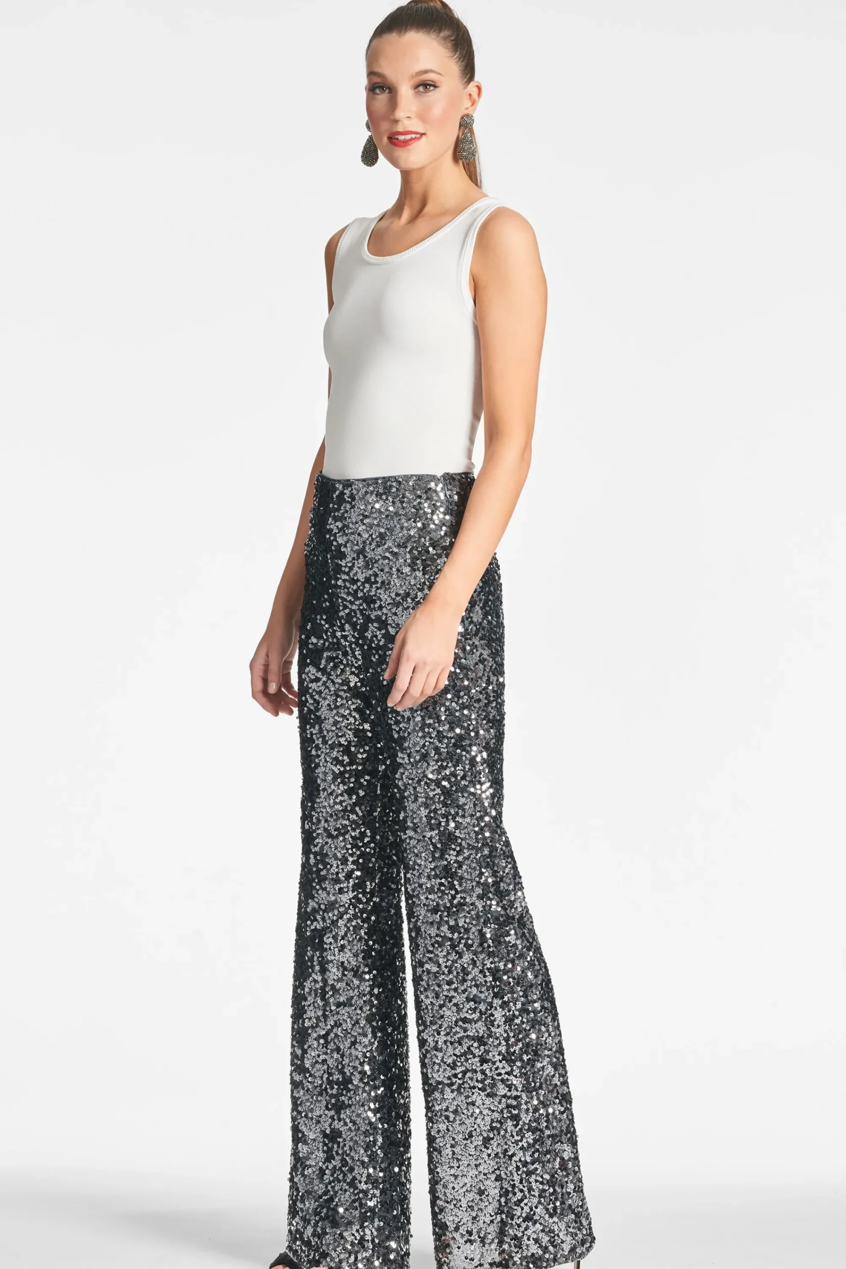 Online Sachin & Babi Sequin Alli Pant - Gunmetal