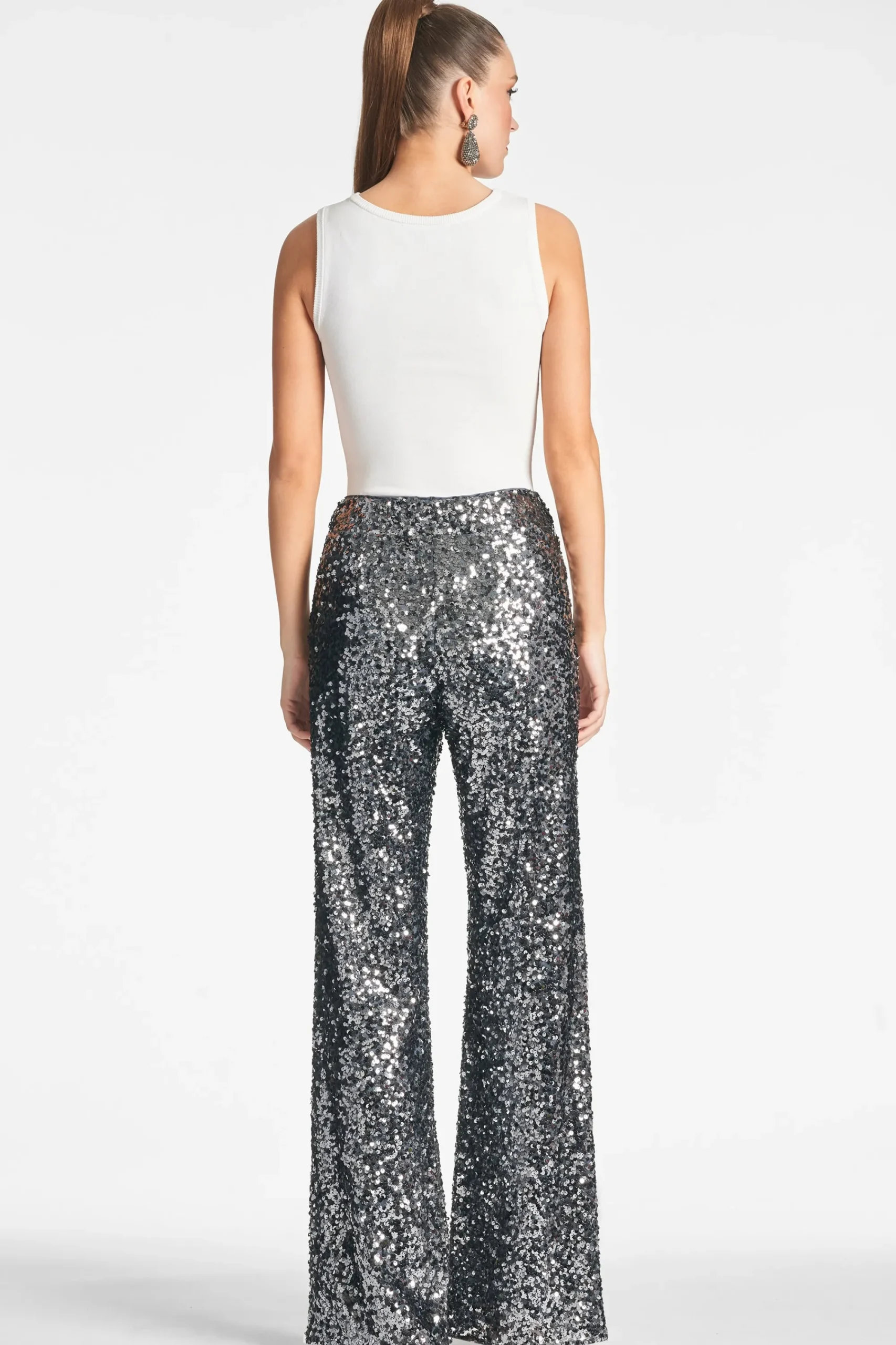 Online Sachin & Babi Sequin Alli Pant - Gunmetal