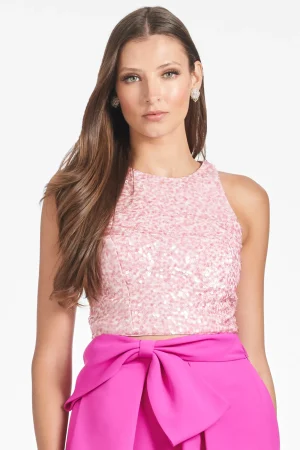 Flash Sale Sachin & Babi Sequin Lexi Top - Petal Pink Petalpink