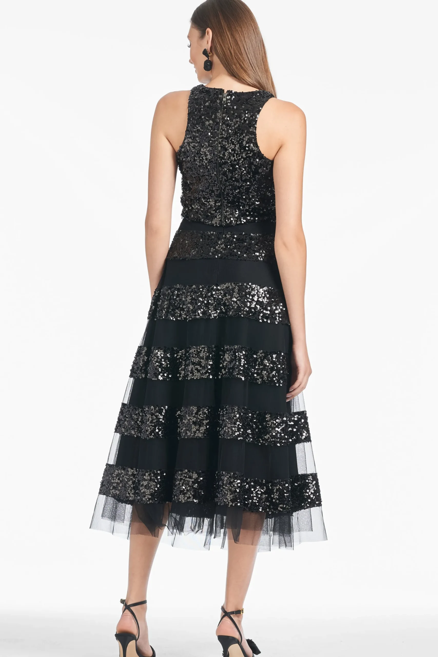 Shop Sachin & Babi Sequin Viti Skirt - Black