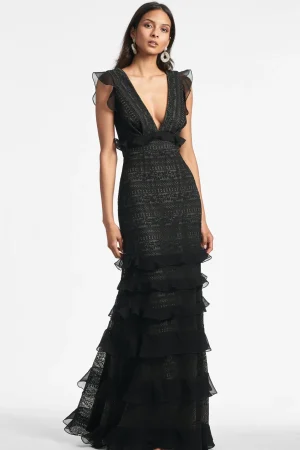 New Sachin & Babi Serafina Gown - Black