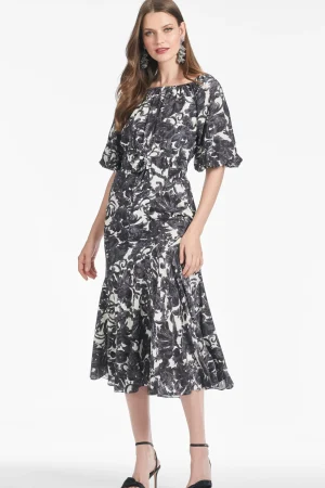 Outlet Sachin & Babi Zadi Dress - Graphic Scroll Graphicscroll