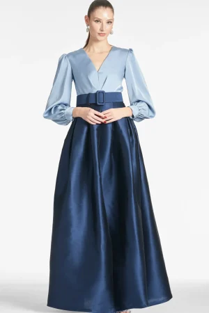 Cheap Sachin & Babi Zoe Gown - Slate/Navy Slate&navy